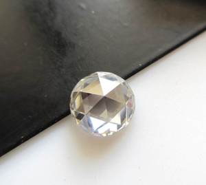 เพชรทรงกลมเจียระไนแบบโรสคัท 1.00 กะรัต เพชรเลี้ยงในห้องปฏิบัติการ สำหรับเป็นของขวัญวันพ่อ วันแม่ ใช้ทำแหวน จี้ ต่างหู และเครื่องประดับ - Product Image 5