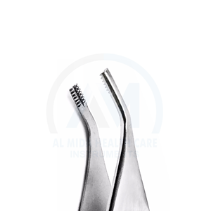 Pinzas Quirúrgicas de Acero Inoxidable Al Mida Healthcare, Punta Curva, Agarre Texturizado, Certificación CE, Garantía de por Vida para Precisión - Product Image 3