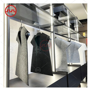 Style italien vestiaire ouvert colonne métal verre porte armoire armoire <span class=keywords><strong>dressing</strong></span> pour salon - Product Image 4