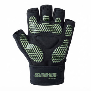 Custom Size Adjustable Men's <b>Fitness</b> <b>Gloves</b> Breathable Skin Friendly Best Amazing Product Manufactured By Sewing Hub Industry - Product Image 2