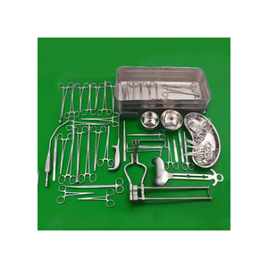 Juego de Instrumentos Quirúrgicos Profesionales de Acero Inoxidable para Cirugía General, Herramientas Médicas Manuales Reutilizables, Certificación CE Clase I - Product Image 3