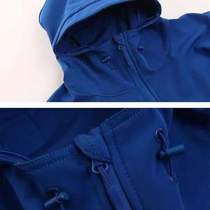 Windstopper Soft Shell Zip Up Windbreaker <b>Jacket</b> for Adults Lightweight Windproof Water Resistant Outdoor Sports - Product Image 5