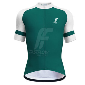 Maillot de cyclisme respirant à manches courtes, design d'équipe personnalisé de haute qualité, respectueux de l'environnement, pour hommes adultes, été, en solde - Product Image 2