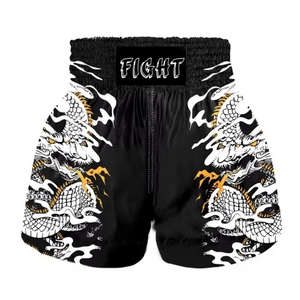 กางเกงชกมวยไทย MMA คิกบ็อกซิ่ง ระบายอากาศได้ดี ยืดหยุ่น น้ำหนักเบา แห้งเร็ว สำหรับฝึกซ้อมในยิม อุปกรณ์กีฬา ขายส่ง - Product Image 4