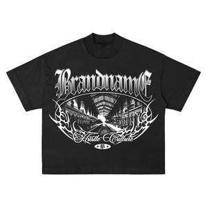 Camiseta de Hombre 100% Algodón, Manga Corta, Informal, Estampada, Cuello Redondo, Estilo Urbano, Divertida, Holgada - Product Image 4