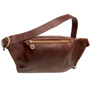 Sac banane en cuir de haute qualité avec sangle réglable, sac de voyage décontracté multi-poches pour hommes et femmes - Product Image 6