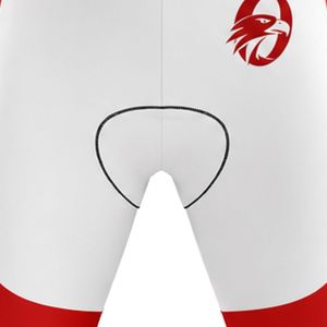 White Red Cycling Shorts for Men Padded Bike Shorts Lightweight Athletic Cycling Wear Breathable <b>Road</b> Bike Training Sports Ap - Product Image 3