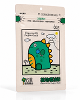 Sachet d'emballage personnalisé imprimé directement de l'usine, refermable avec fermeture éclair et trou de suspension pour patchs parfumés aux huiles essentielles