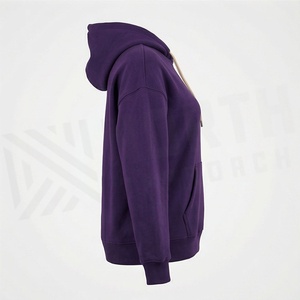 เสื้อฮู้ดดี้ผู้หญิงทรงหลวมสำหรับฤดูหนาว สีสันปรับแต่งได้ พิมพ์ลายตามสั่ง ผ้าฝ้ายน้ำหนักเบา สวมใส่สบาย - Product Image 3