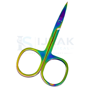Stainless Steel <b>Nail</b> Scissors Straight Blade Pointed Tip Durable Manicure <b>Tool</b> Adult Use Round Shape Simple Style - Product Image 4