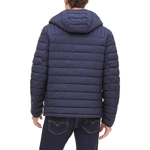 2024 New Arrival Men's Lightweight Canvas Puffer <b>Jacket</b> Customized Design High Quality Casual Wear Outwear - Product Image 3