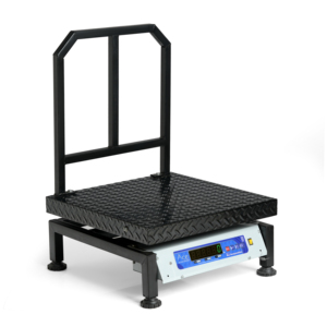 Commercial Industrial Use Bench <b>Scale</b> Digital Heavy-Duty 200kg Capacity 10g Accuracy Front Back Double Red Display Stainless - Product Image 2