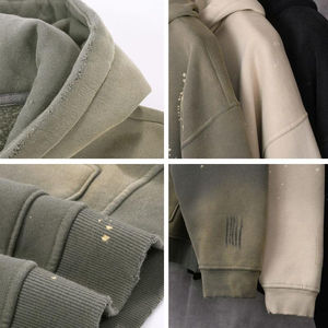 Nouveautés : Sweat à capuche pour homme de qualité supérieure, style pull avec poches, style streetwear, sur mesure, prix d'usine, respirant - Product Image 3