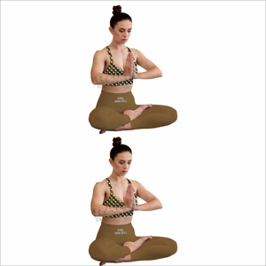 Nouveaux ensembles de yoga élégants 2 pièces pour femmes avec leggings taille haute et soutien-gorge de sport, ensembles de yoga pour femmes - Product Image 5