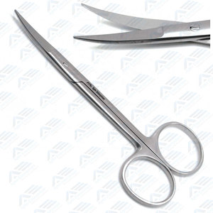 Ciseaux de maquillage, fournitures directes du fabricant, instrument médical, acier inoxydable de haute qualité, petits ciseaux, outil de beauté, courbés - Product Image 1