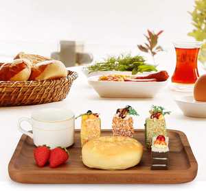 2 pièces Meilleures assiettes de service rectangulaires en bois Nouveau style chinois Peintes à la main Non toxiques Décoration d'intérieur pour sandwich Dessert Biscuit - Product Image 4