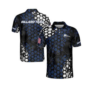 เสื้อโปโลบิลเลียดหลายชั้นพร้อมปกปรับได้สำหรับออกกำลังกายและสวมใส่ลำลอง - Product Image 5