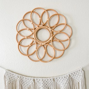 Magnifiques décorations murales en rotin, autocollants floraux pour la décoration de chambre de bébés garçons et filles, vente en gros du Vietnam - Product Image 2