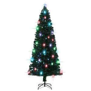 Árbol de Navidad de Acero de 8 pies, Árbol de Navidad Verde con Fibra Óptica, Categoría de Producto: Árboles de Navidad - Product Image 2