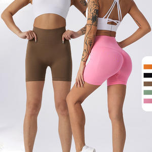 Shorts de Compresión Deportivos para Mujer, Cintura Alta, Ecológicos, de Secado Rápido, con Estampado Floral, para Entrenamiento y Fitness - Product Image 1