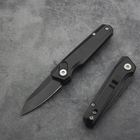 Couteau pliant tactique de survie en plein air ultra-compact et léger comme une plume, en aluminium de qualité aéronautique 3Cr13, professionnel, mini, EDC