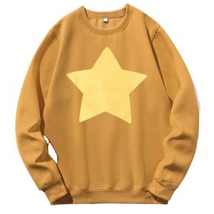 เสื้อฮู้ดลายดาวสำหรับผู้ชายพิมพ์ลาย/ซับลิเมตสเวตเตอร์ผ้าขนแกะมีฮู้ดปกเสื้อแบบแข็ง - Product Image 3