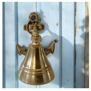 Campana Náutica de Latón de Lujo, Campana de Latón Premium para Hogar, Oficina, Barco, Templo, Puerta y Decoración, Ideal para Regalo - Product Image 1