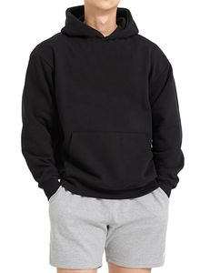 Sweat à capuche de haute qualité 100% coton, style streetwear, anti-rétrécissement, pour hommes, en vente à bas prix - Product Image 5