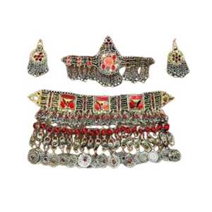 Latest Afghan Bridal Jewelry Sets for Ladies Party Wear Custom Designs <b>Top</b> Trend Hand Crafted Set - Product Image 1