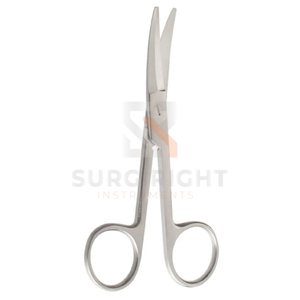 กรรไกรผ่าตัด Fomon Saber Back Scissors ใบมีดแบบอสมมาตร ผลิตจากเหล็กกล้าไร้สนิมเยอรมัน สำหรับศัลยกรรมตกแต่งจมูก เครื่องมือผ่าตัดหู คอ จมูก (ENT) ได้รับมาตรฐาน CE ระดับ Class I สีชมพูอ่อน - Product Image 3