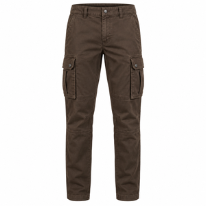 Plain Dyed <b>Spandex</b>/Cotton OEM Men's Casual Olive Jogger <b>Pants</b> Kick Flare Leg Mid-Waist Waterproof Eco-Friendly Breathable - Product Image 4