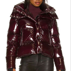 Edoor Wears Womens Short Puffer Jacket Casual Winter <b>Bubble</b> <b>Coat</b> Warm Eco-Friendly Breathable Cotton Filled Streetwear - Product Image 3