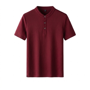 Men's <b>Linen</b> Blend Knitted <b>Shirt</b> Solid Color Anti Pilling Small Collar Textured Comfortable Loose Fit Casual Elegant Long Sleeve - Product Image 3