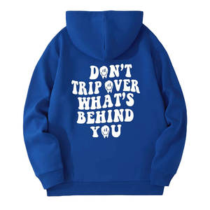 Sudadera con capucha extragrande de felpa y terciopelo con estampado Puff Foam Plus Kanye, estilo Stranger Things, unisex, de algodón mezclado. - Product Image 1