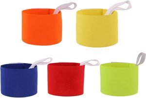 Brazaletes de Capitán de Fútbol Elásticos Reutilizables Personalizados de Alta Calidad al por Mayor, Brazaletes de Entrenamiento de Fútbol de Tela Suave Personalizados - Product Image 4