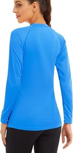 Custom <b>Long</b> Sleeve Yoga <b>Tops</b> <b>Women</b> Quick Dry Breathable Eco-Friendly Spandex/Nylon Skinny Fit Sportswear Fitness Gym Workout - Product Image 4