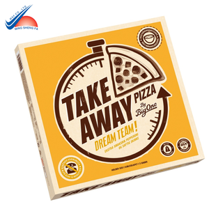 Caja de pizza de tamaño personalizado-Hecho en Vietnam-Material fuerte-Impresión OEM para reconocimiento y exportación de marca-Fábrica OEM/ODM - Product Image 1