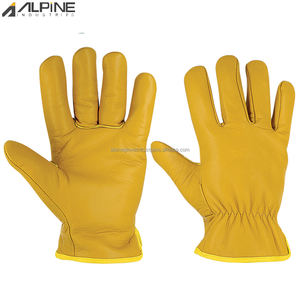Gants de Conduite et de Mécanique OEM pour Hommes en Cuir Chaud, Personnalisables, Tendance, avec Doublure en Coton et Caoutchouc Nitrile, Anti-Impact et Anti-Coupure - Product Image 5
