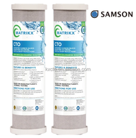 Filtre de 10 pouces pour l'élimination des PFAS et des chloramines, pour systèmes de filtration de 5 microns, best-seller sur le marché, matériau certifié NSF