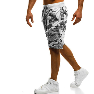 Shorts Bermuda Homme OEM à Imprimé Camouflage avec Cordon de Serrage, Respirants, Décontractés, Sportifs, avec Poches, Taille Mi-Haute, en Polyester Tricoté - Product Image 2