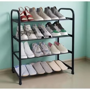 New Arrival Modern Metal Shoe Rack For Home Livingroom Hall Entry Storage Decorative Use Shoe Rack Footwear Shelve - Product Image 1
