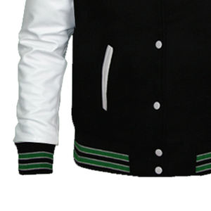 Veste universitaire en cuir de vachette de haute qualité OEM, design personnalisé, corps en laine avec broderie pour l'hiver, pour joueurs de baseball - Product Image 5