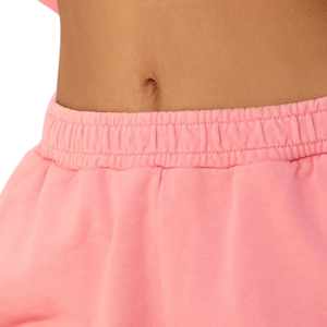 Shorts décontractés roses pour femmes, taille élastique, shorts d'été légers, vêtements de style de vie confortables, shorts de mode pour tous les jours - Product Image 3