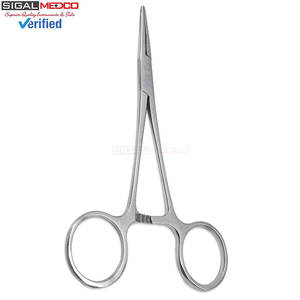 Pinces hémostatiques de précision Kelly, à verrouillage, droites, en acier inoxydable argenté, instrument chirurgical manuel à cliquet, certifié CE - Product Image 6