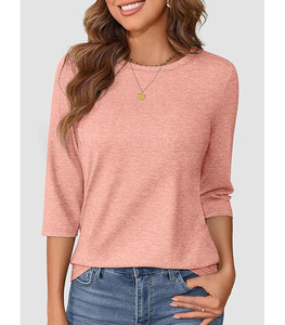 Soft <b>Blush</b> Pink Women's Winter Hoodie with Full Sleeves Hooded Collar Nonwoven Fabric Front Logo-Lightweight Breathable Comfort - Product Image 2