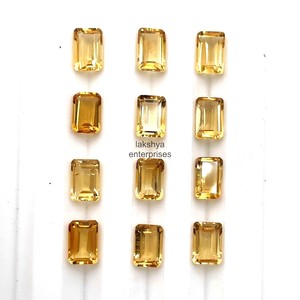 7X9mm Natural <b>Citrine</b> Octagon Cut Loose Gemstone Faceted Calibrated Stone For Jewelry Making <b>Citrine</b> Wholesale Bulk Supplier - Product Image 6