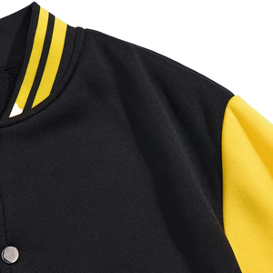 Blouson universitaire unisexe d'hiver le plus vendu, de haute qualité, uni, en polaire, col en V, coupe classique, respirant, à prix abordable - Product Image 6