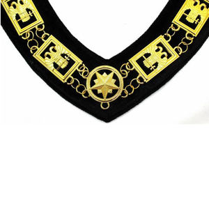 Collares de Cadena para Oficiales del Capítulo del Arco Real, Insignia Triple Tau, Regalia Masónica, Collares de Cadena Masónicos del Arco Real - Product Image 3