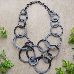 Collares de cuerno gruesos, cadenas hechas a mano, collares de joyería al por mayor, mejor precio, accesorios para mujer - Product Image 2