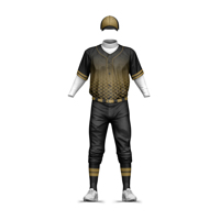 Logotipo de Equipo para Ropa de Equipo, Conjuntos de Uniformes de Béisbol Transpirables Personalizados a Bajo Precio con Logotipo Impreso
